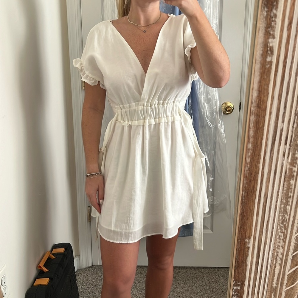Zara White Mini Dress